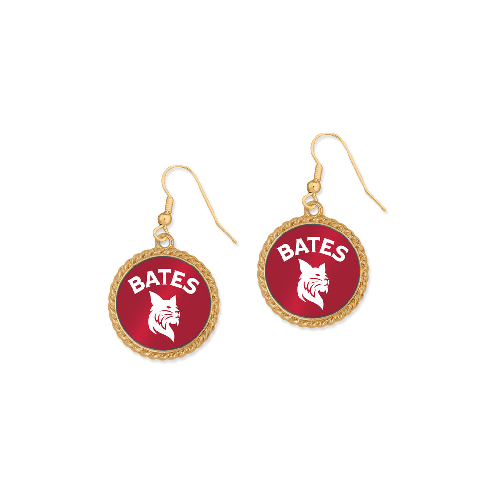 Juliet Earrings with BATES Bobcat