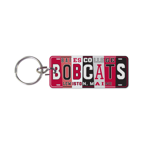 BATES License Plate Art Key Tag