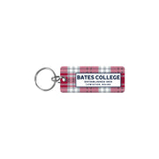 Keytag with BATES Flannel Artwork Design