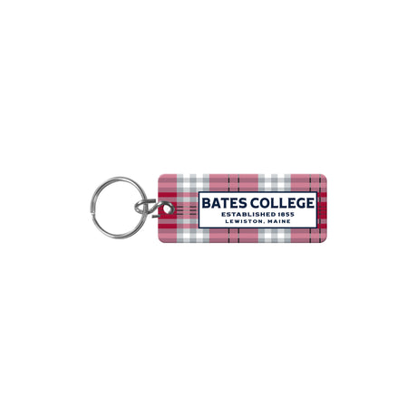 Keytag with BATES Flannel Artwork Design