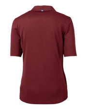 Cutter & Buck Virtue Eco Pique Burgundy Recycled Ladies Polo