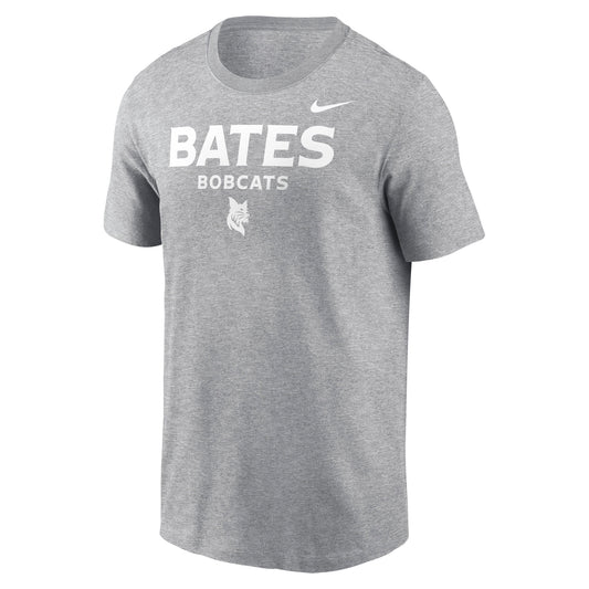BATES Bobcats Legend Dri-Fit® Tee from Nike (Gray)
