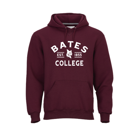 Hoodie, Men's Boxercraft Fleece, Bates College Est. 1855