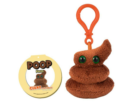 Poop Keychain from Giant Microbes