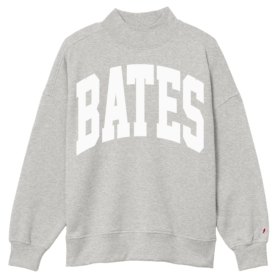 Women's Diana Mock Neck Pullover from League | Steel Grey