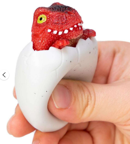 Dino Squeezy Peek Hatcher Toy, Various Colors