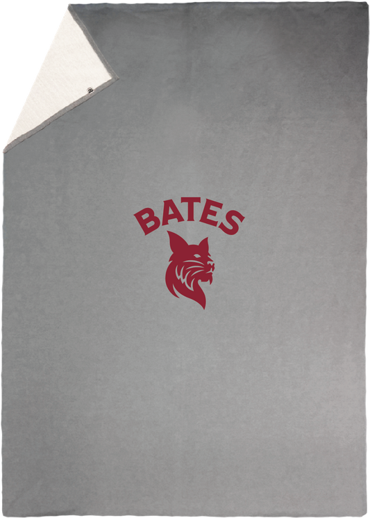 BATES arched over Bobcat Blanket 60"x85"