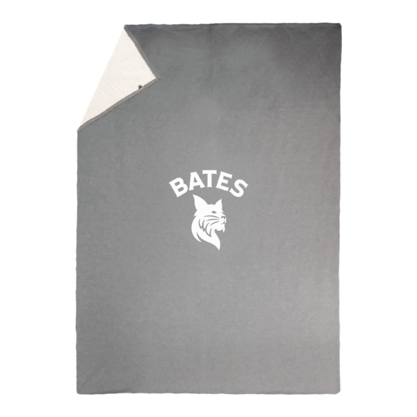 BATES arched over Bobcat Blanket 60"x85"