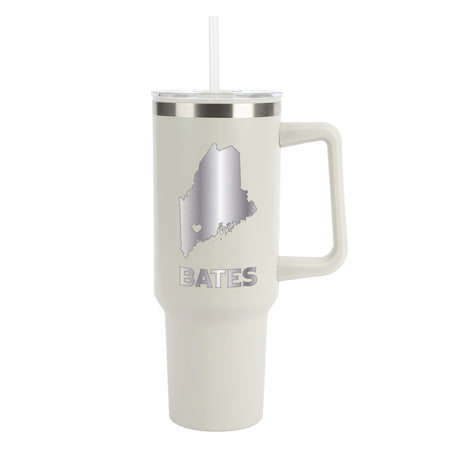 40oz Engraved Grey Double-Wall Izzy Tumbler