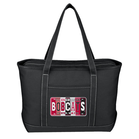 Spirit Black Elmhurst Zipper Tote Bag