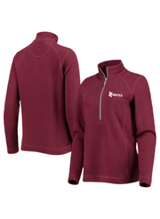 Women's 1/2 Zip Maroon Sport Aruba Sweatshirt from Tommy Bahama