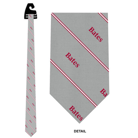 Grey Bates Academia Seal Necktie