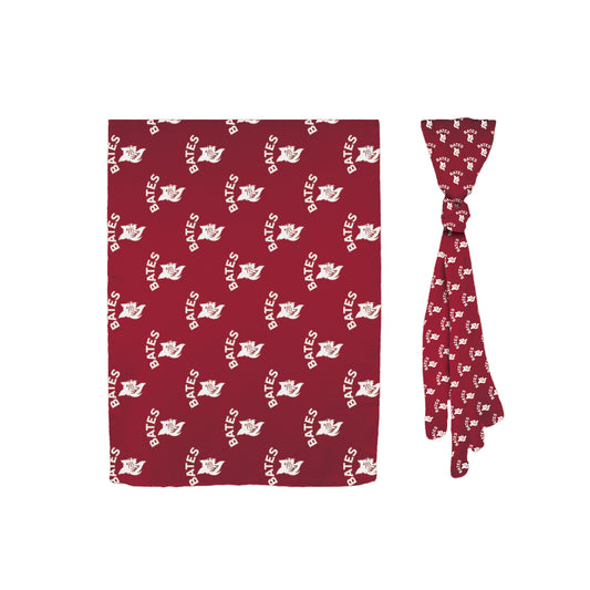 Campus Silky BATES arched over Bobcat Scarf