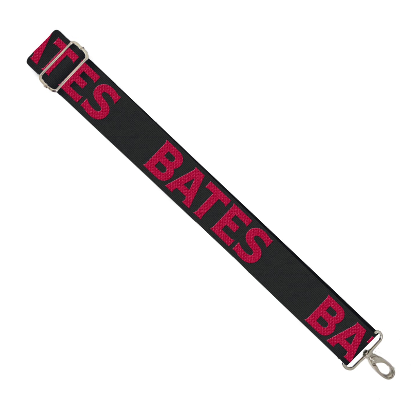 Woven Bag Strap with Chrome Hardware
