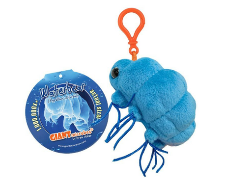 Waterbear Keychain from Giant Microbes