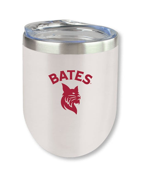 Wine Sipper Tumbler BATES Logo White