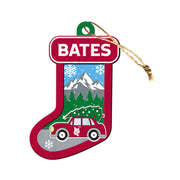 Holiday Stocking BATES Ornament