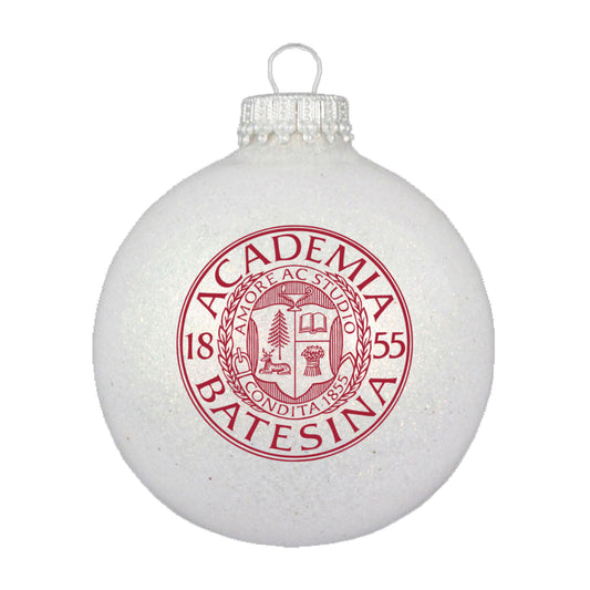 Sparkle Glass Ball Ornament - Bates Seal
