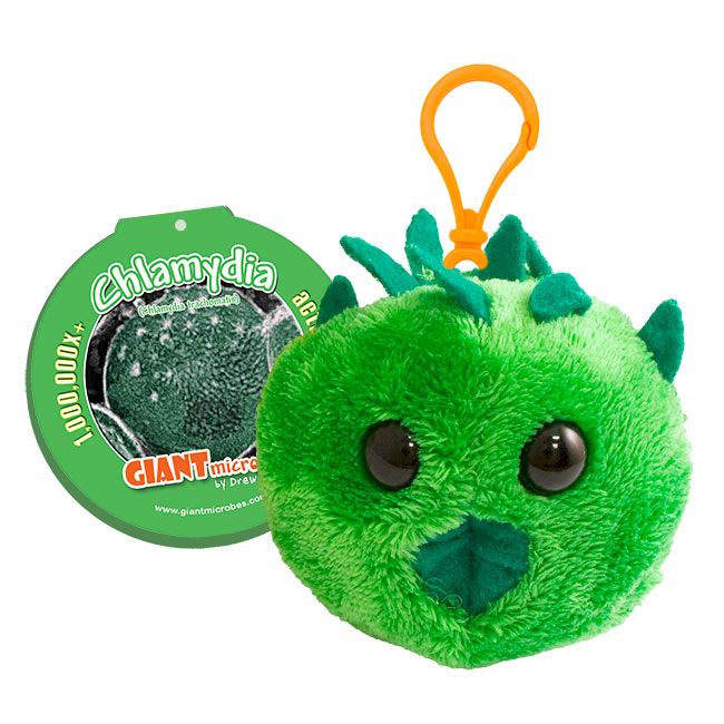 Chlamydia Keychain from Giant Microbes