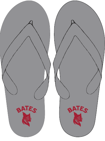 BATES Over Bobcat Flip Flops