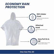 Economy Lightweight Rain Poncho