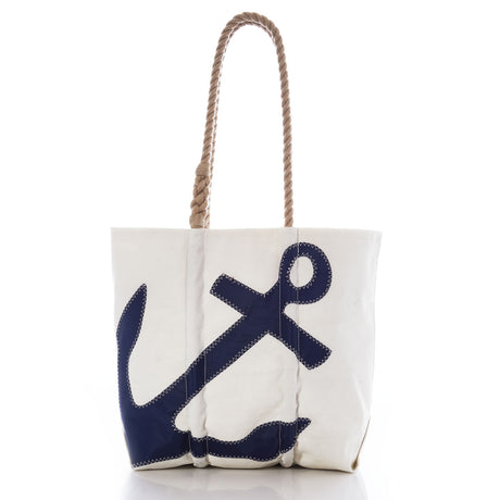 Sea Bags, Navy Anchor Medium Tote