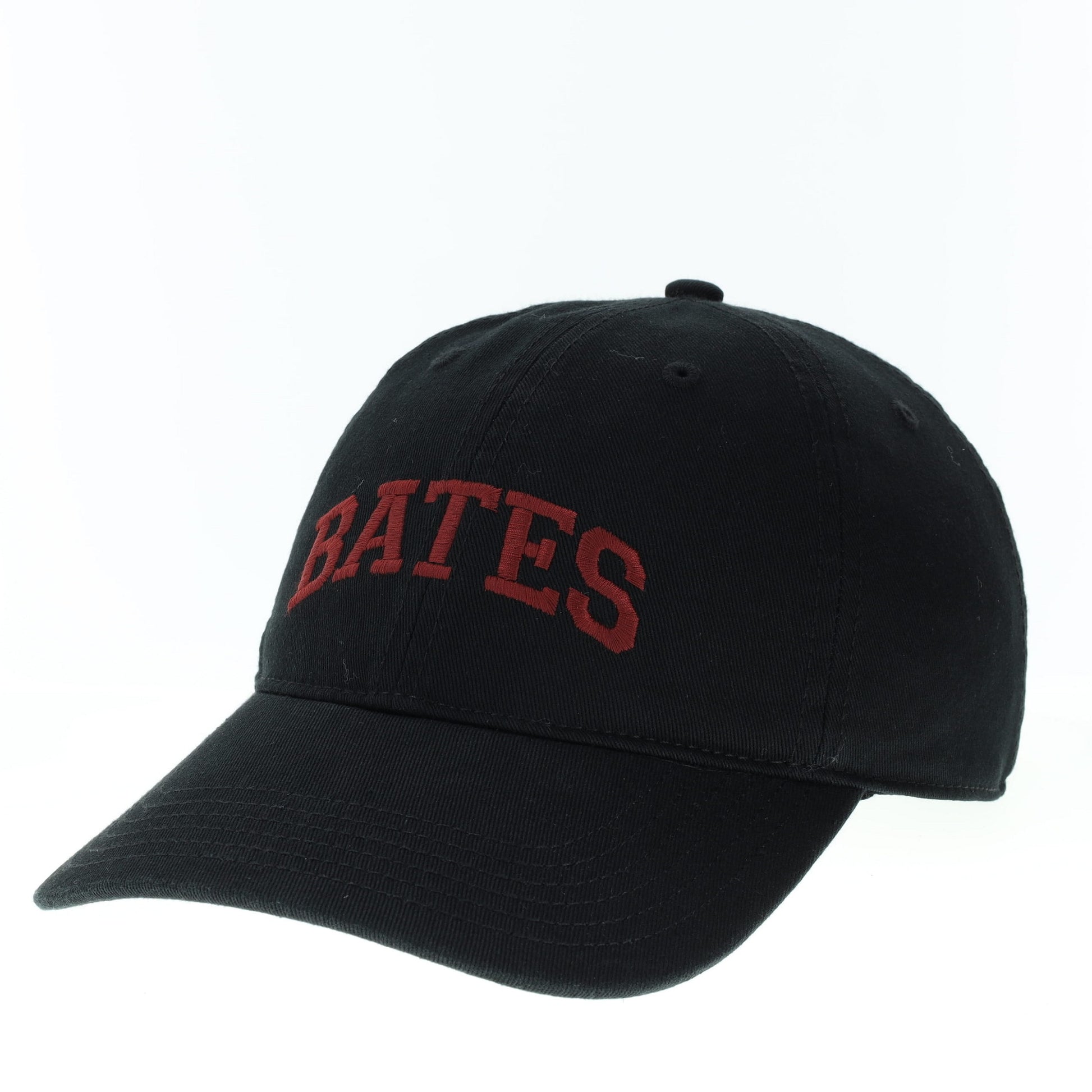 Black BATES in garnet thread Cap from Legacy