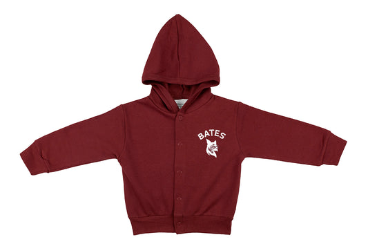 Garnet Snap Up Hoodie (6 months to 4T) from Creative Knitwear