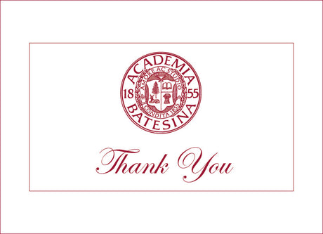 Set of 8 Bates Seal "Thank You" Greeting Cards