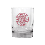 Rocks Glass, 14 oz with Bates Academia Seal