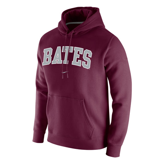 Maroon Club Fleece Hoodie Sweatshirt from Nike