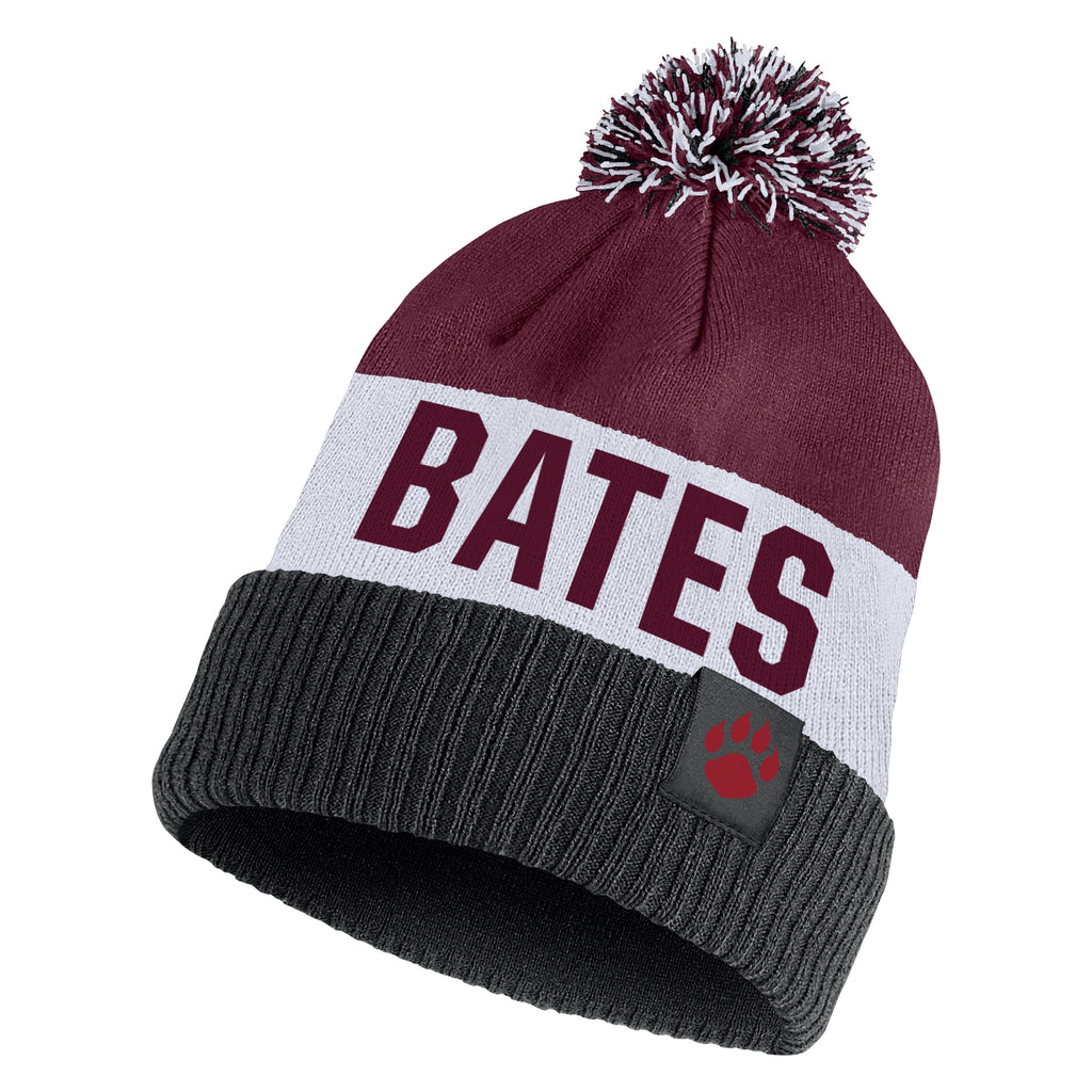 Classic Striped Beanie Hat with BATES from Nike