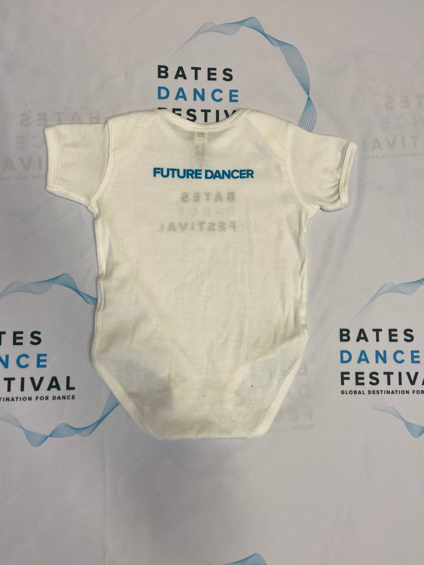 Bates Dance Festival White Onesie