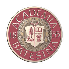 Marble Bates Academia Medallion Paperweight