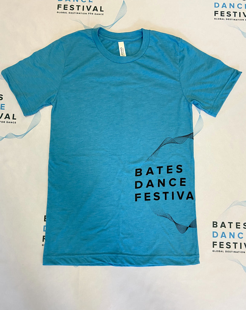 Bates Dance Festival Blue Crewneck Tee