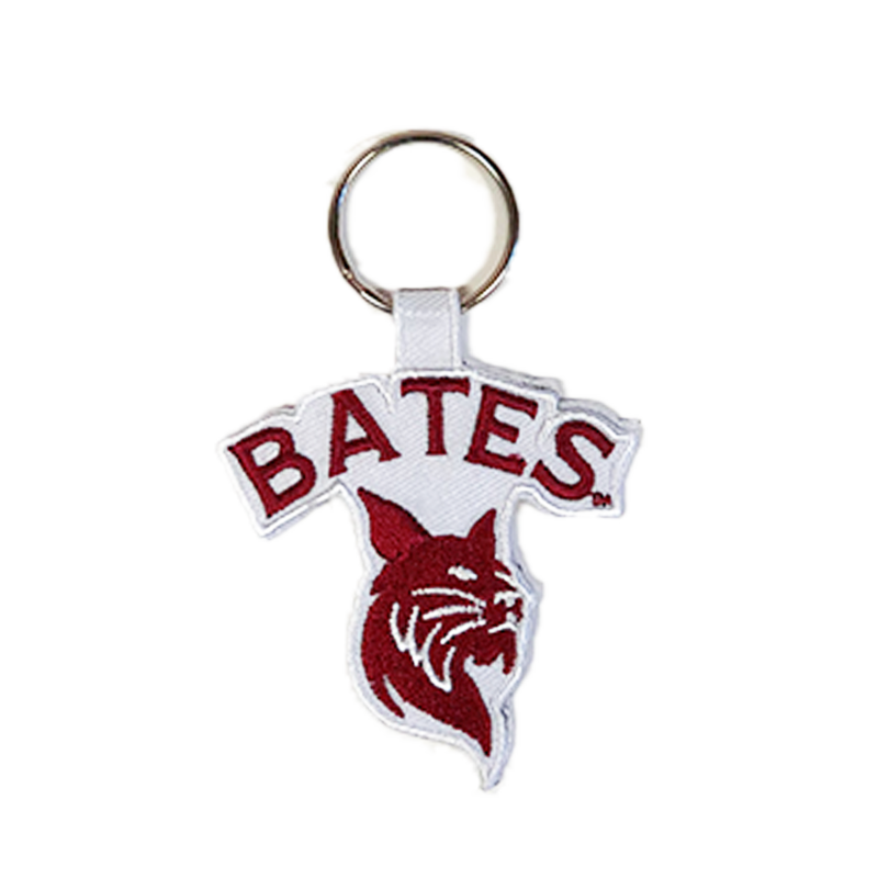 Keychain, Bates Bobcat Die Cut Keychain