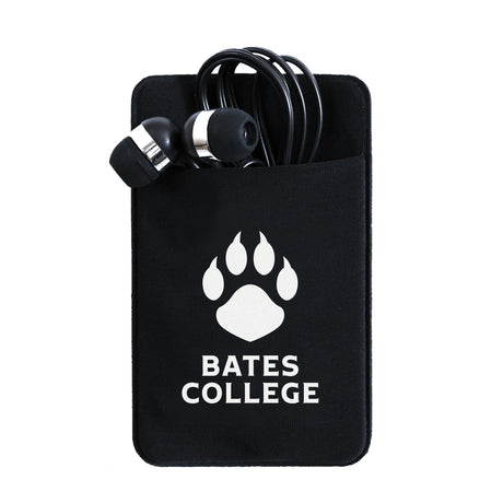 Earbuds with Stretch Phone Case Wallet