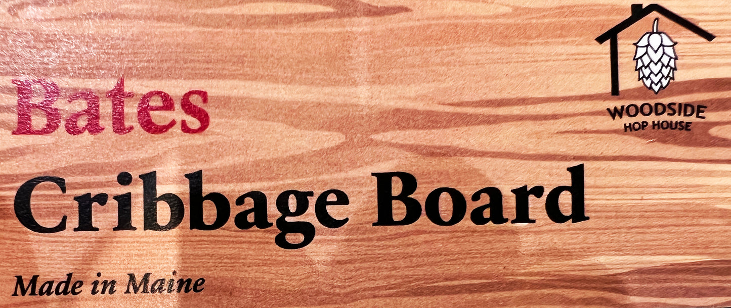 Bates Bobcat Cribbage Board Game