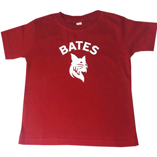 Bates Bobcat Garnet Youth T-Shirt