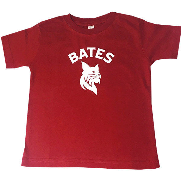 Rabbit Skins, Toddler, Bates Bobcat Garnet T-Shirt