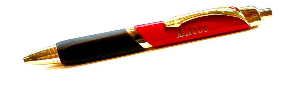 Red and Gold Bates SoBe Pen