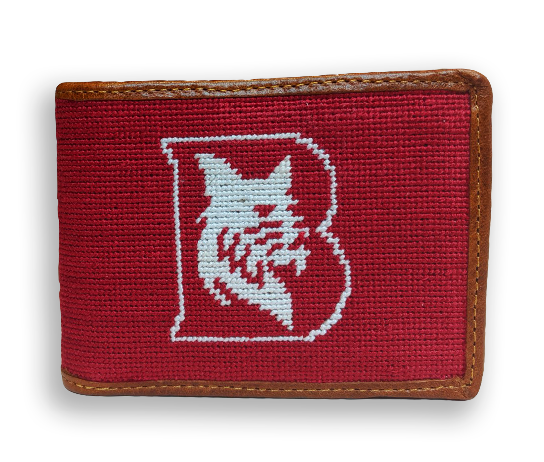 Smathers & Branson Men's Needlepoint Bi-Fold Wallet