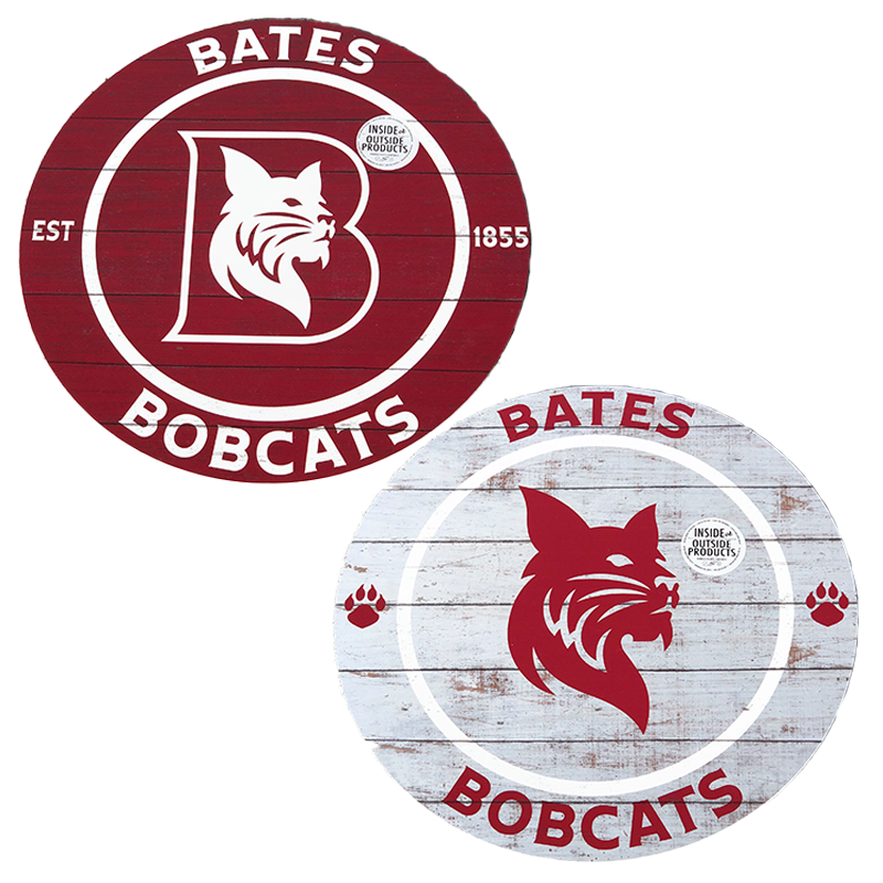 Bates Bobcats Indoor/Outdoor Circle Sign