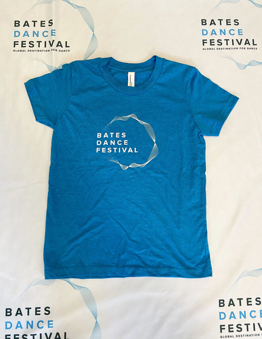 Bates Dance Festival Blue Youth Tee
