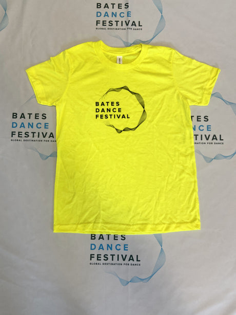 Bates Dance Festival Bright Yellow Youth Tee
