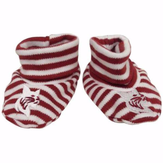 Stripped Baby Booties from Creative Knitwear