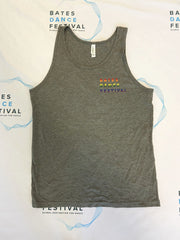 Bates Dance Festival Grey Tank Rainbow Pride