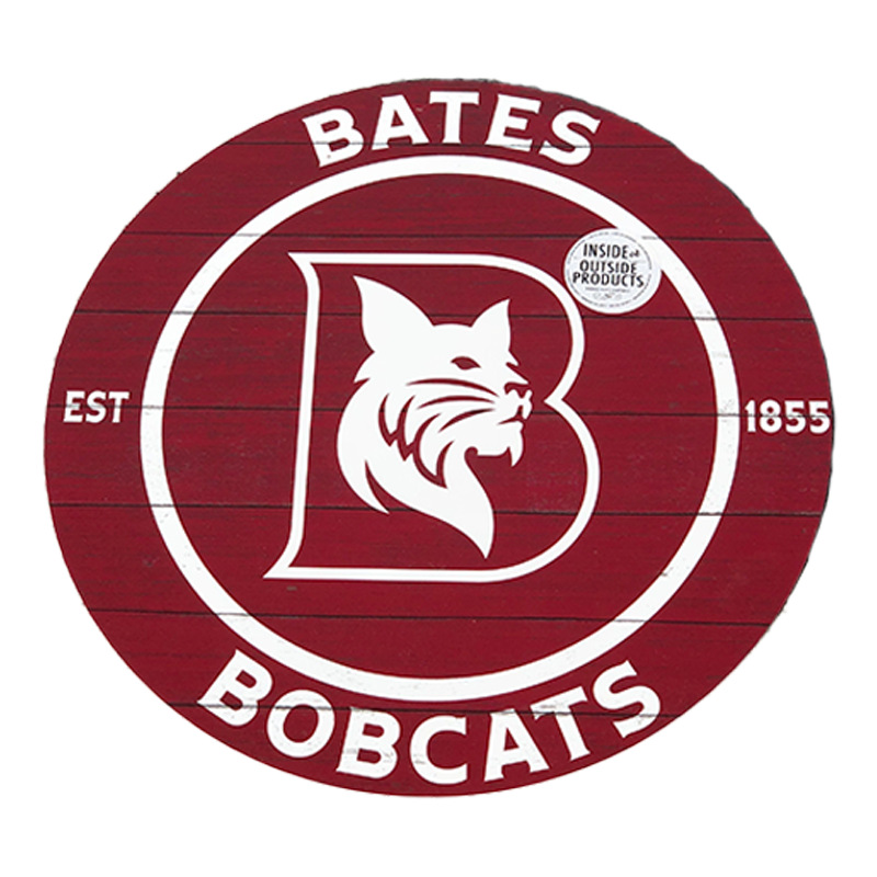 Sign, Bates Bobcats Indoor/Outdoor Circle