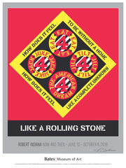 Robert Indiana Poster: Like a Rolling Stone