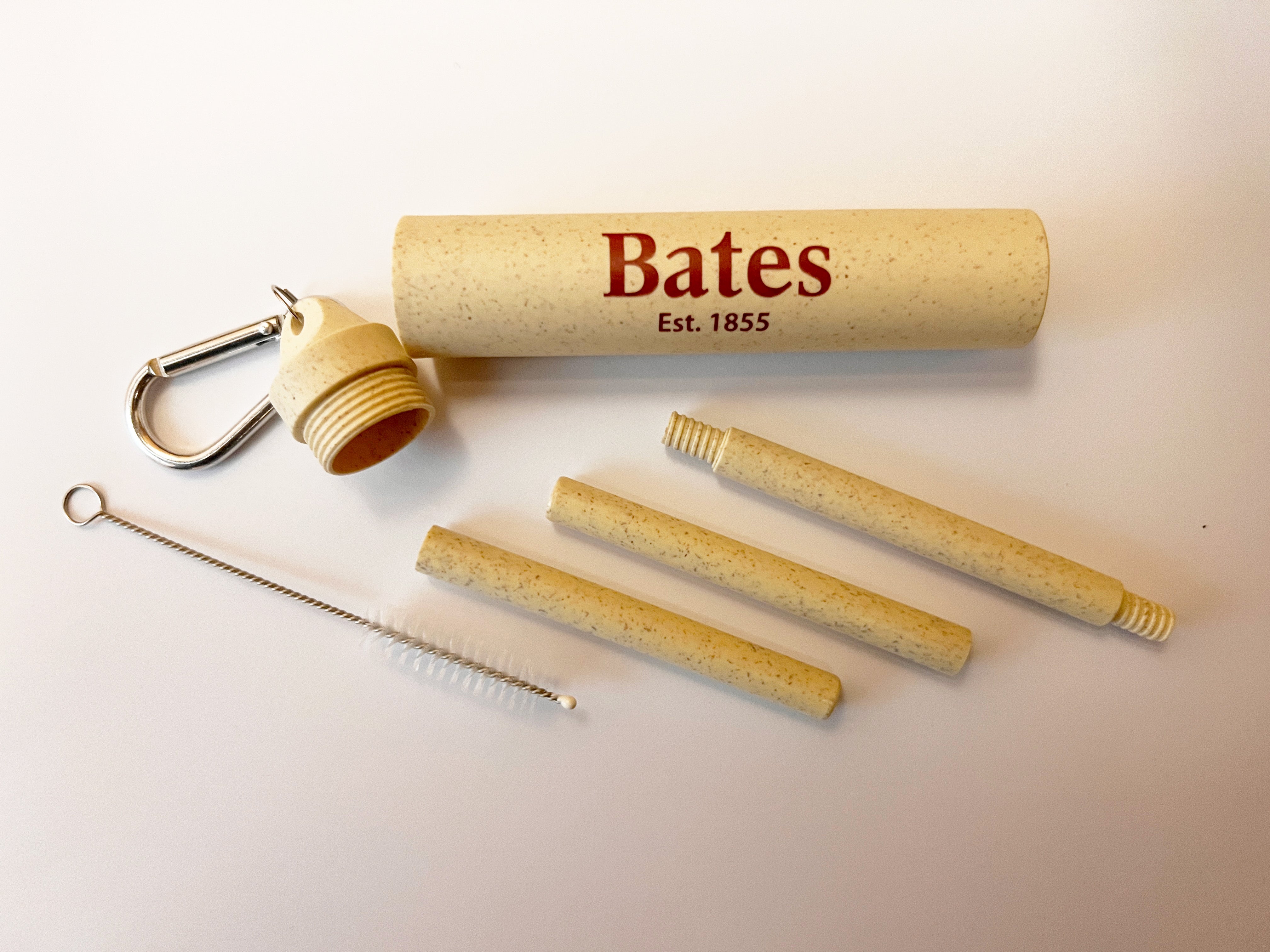 Collapsible Travel Straw and Keychain – Bates College Store